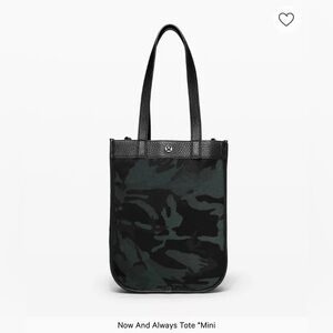 Lululemon Now & Always Tote Camouflage/Black Crossbody Bag